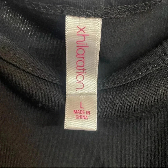 Xhilaration black sleeveless ruffled skirt dress size large - Picture 7 of 7